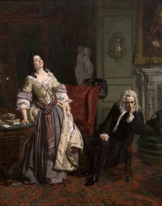 Pope Makes Love To Lady Mary Wortley Montagu — William Powell Frith, Contemporary Realism