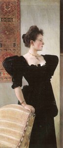 Portrait Of Marie Breunig — Gustav Klimt