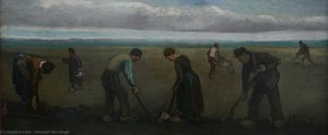 Peasants Planting Potatoes — Vincent Willem Van Gogh