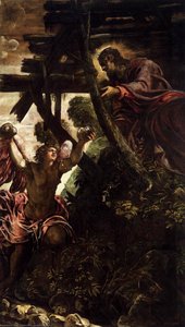 The Temptation Of Christ — Jacopo Tintoretto, Mannerism
