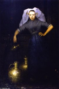 Milkmaid Of Popindrecht — Julian Alden Weir