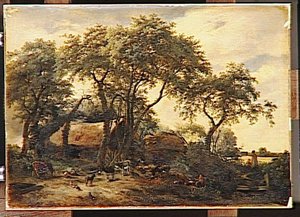 Cour De Ferme, Dit Aussi La Ferme Aux Anes — André Jolivard