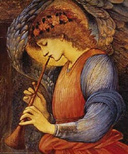 An Angel — Edward Coley Burne-jones