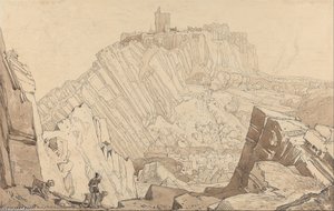 Domfront, Looking To The South East — John Sell Cotman