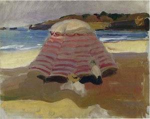 La Playa De Biarritz — Joaquín Sorolla Y Bastida