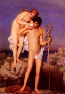 Daphnis et chloe revenant de la montagne