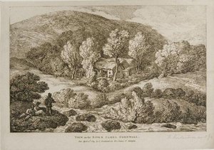 View Of The River Camel, Cornwall — Thomas Rowlandson