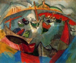 Boats In Marseille — Raoul Dufy