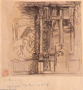St.thomas 1877, Before Giving St. Gaudens A Bar Relief — John La Farge
