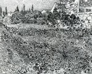 Garden With Flowers — Vincent Willem Van Gogh