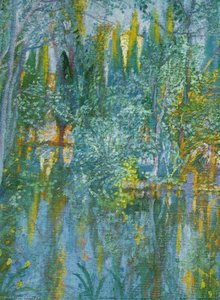 The Lake At Vilabertran, Circa 1920 — Salvador Dalí