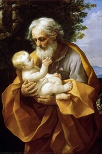 St. Joseph With Baby Jesus In Her Arms — Reni Guido (le Guide)