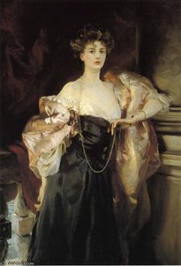 Portrait Of Lady Helen Vincent Viscountess D'abernon — John Singer Sargent, American Impressionism