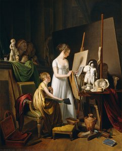 A Painter's Studio — Louis Léopold Boilly