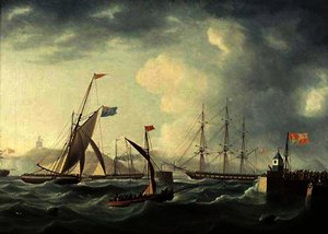 The Royal George at Leith for the Visit of King George IV to Scotland