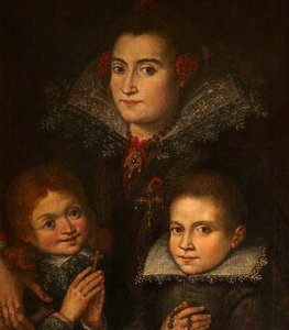 Portrait of an Unknown Mother with Two Children