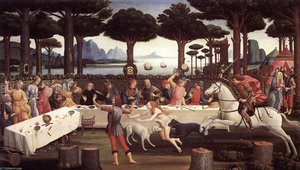 The Story Of Nastagio Degli Onesti — Sandro Botticelli, Early Renaissance
