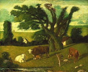 Pastoral Study, (painting) — Albert Pinkham Ryder, Impressionism
