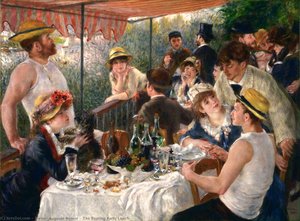 The Boating Party Lunch — Pierre-auguste Renoir, Impressionism