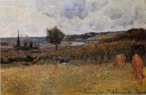 Near Rouen — Eugène Henri Paul Gauguin