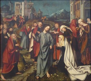 Farewell Christ from his mother