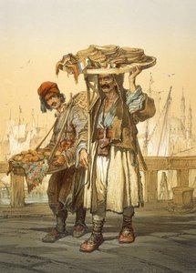 Bread Sellers On The Quay, — Amadeo Preziosi