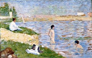Etude Pour Une Baignade A Asnieres — Georges Seurat