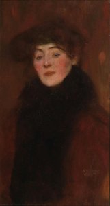 Woman With Fur Collar — Gustav Klimt