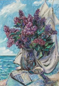 Flieder Am Meer — David Davidowitsch Burliuk