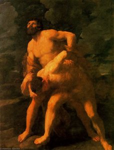 Hercules Wrestling With Achelous — Reni Guido (le Guide)