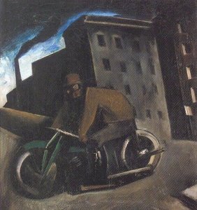 The Motorcyclist — Mario Sironi