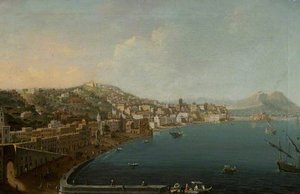 Naples With Vesuvius — Pietro Antoniani