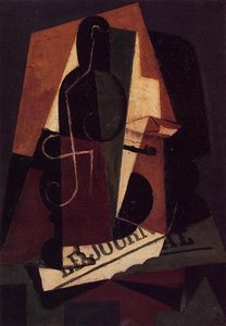 Bottle And Glass — Juan Gris