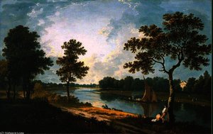 The Thames Near Marble Hill, Twickenham — Richard Wilson