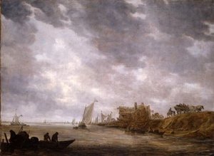 A River Scene — Jan Josephszoon Van Goyen