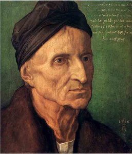 Portrait De Michael Wolgemut, Berlin Smpk — Albrecht Dürer