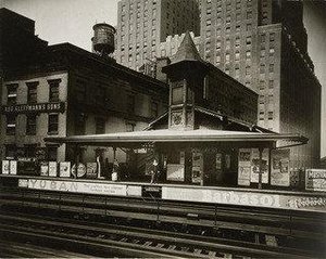 Barclay Street Elevated Platform — Berenice Abbott