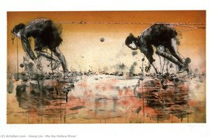 Mu Nu/yellow River — Hung Liu
