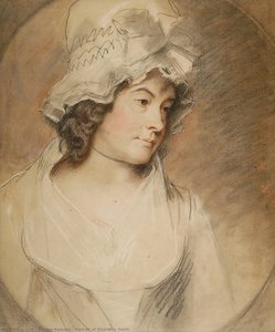 Portrait Of Charlotte Smith — George Romney