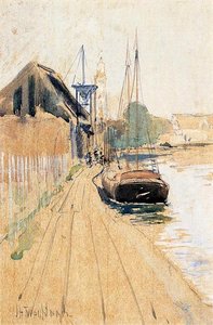 Waterside Scene — John Henry Twachtman