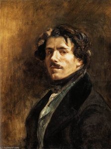 Eugene Self Portrait — Eugène Delacroix, Romanticism