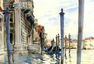 The Grand Canal, Venice (also Known As Palazzo Corner Sinelli) — John Singer Sargent, Venetian Luminism