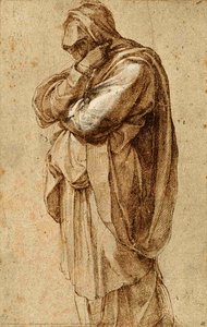 Study Of A Mourning Woman — Michelangelo Buonarroti, High Renaissance