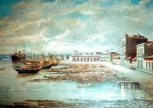 Português Cais De Santos — Benedito Calixto