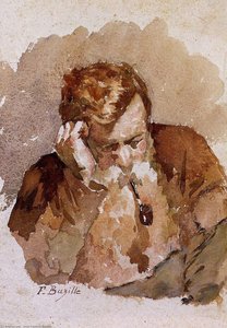 Man With A Pipe — Frédéric Bazille