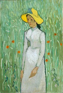 Girl In White — Vincent Willem Van Gogh, Post-impressionism