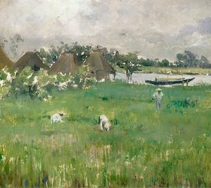 Manila Rice Paddy, (painting) — Anna Huntington Stanley