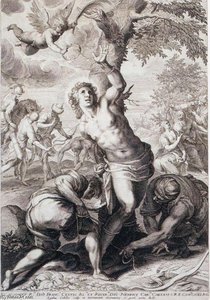 The Martyrdom Of St Sebastian — Aegidius Ii Sadeler