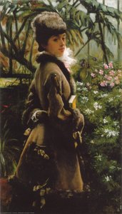 In The Greenhouse — Jacques Joseph Tissot