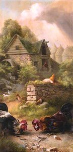 The Fighting Cocks And The Partridge — John Bucknell Russell